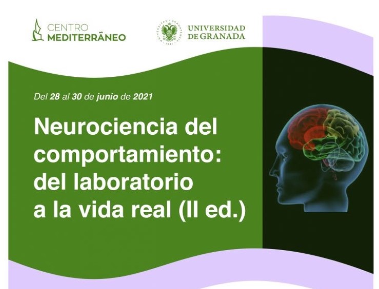 Cartel del curso Neurociencia del Comportamiento del laboratorio a la vida real