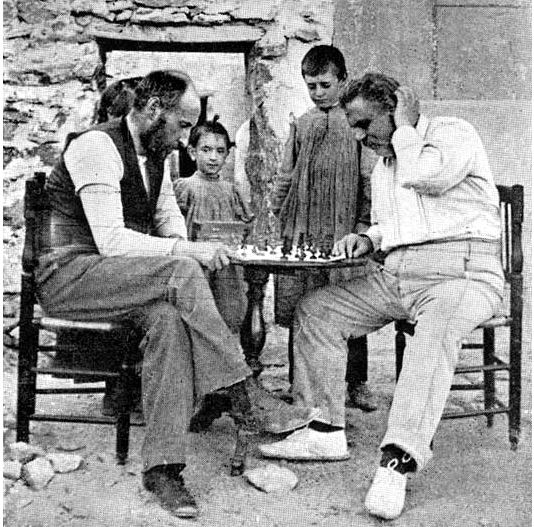 Ramón y Cajal con Olóriz